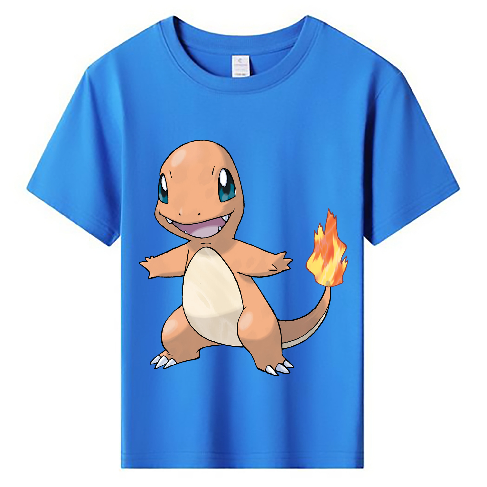 （画像用） ポケットモンスター Pokémon 綿100％キッズTシャツ（フロントプリント）